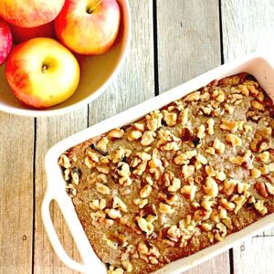 Healthy Almond Walnut Apple Crisp