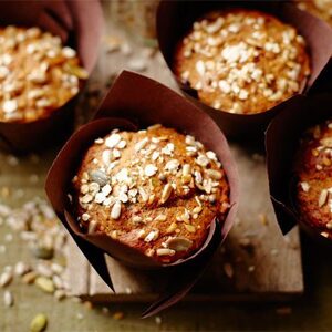 Healthy banana muffins