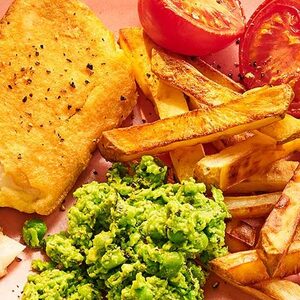 Healthy gluten-free fish & chips