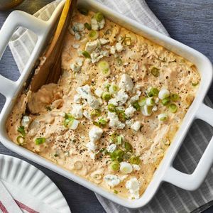 Healthy Buffalo Chicken Dip