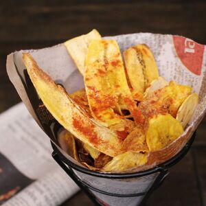 Healthy Air Fryer Plantain Banana Chips