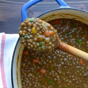 Hearty Lentil and Butternut Soup