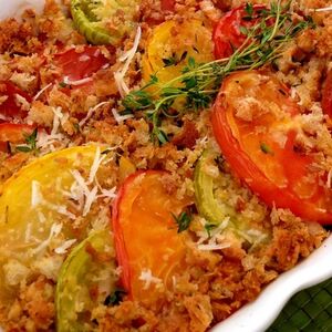 Heirloom Tomato Gratin