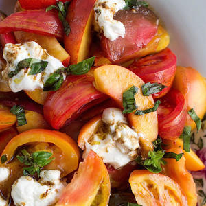 Heirloom Tomato Nectarine Salad