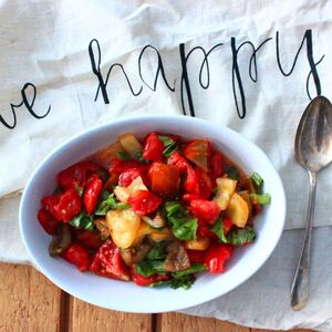 Heirloom Tomato Basil Salad