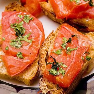 Heirloom Tomato Bruschetta