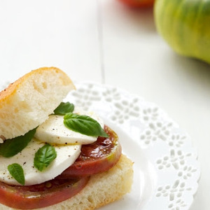 Heirloom Tomato Caprese Sandwiches recipes