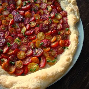 Heirloom Cherry Tomato Tart