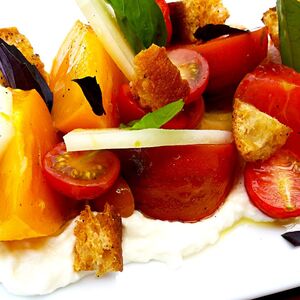 Heirloom Tomato and Burrata Salad