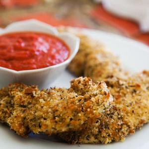 Herbed Chicken Tenders With Tomato Sauce