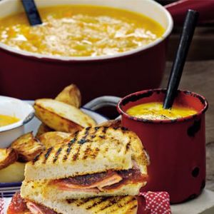 Honeyed carrot soup