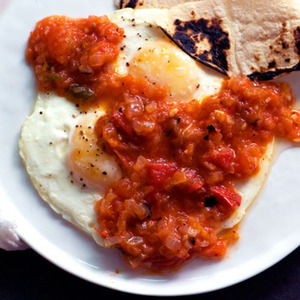 Huevos Rancheros With Broiled Tomato Salsa Recipe