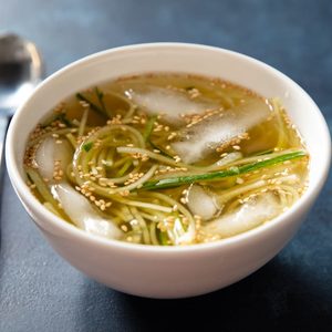 Icy-Cold Korean Cucumber Soup (Oi Naengguk) Recipe