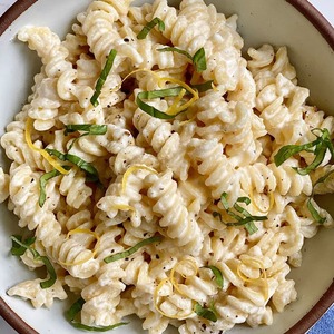 Impossibly Creamy Cottage Cheese Pasta