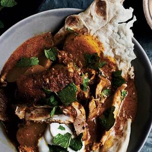 Indian-Spiced Chicken With Tomato and Cream