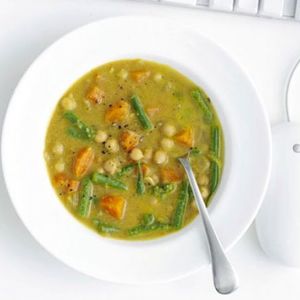 Indian chickpea & vegetable soup