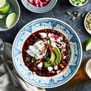 Instant Pot No-Soak Black Bean Soup (With Alllll of The Toppings)