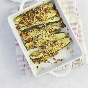 Italian stuffed courgettes