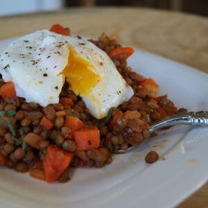 Italian-Style Lentils with Tomato Sauce