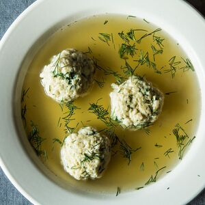 Joan Nathan's Chosen Matzo Ball Soup