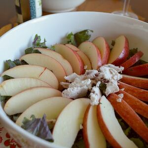 Kale, Apple and Cranberry Salad