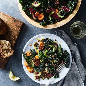 Kale, Chorizo & Lentil Salad