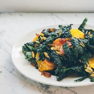 Kale and Citrus Salad with Vanilla Bean Vinaigrette