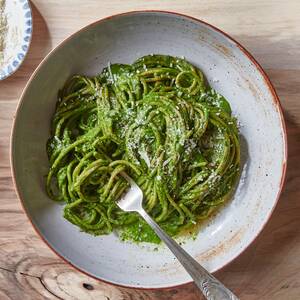 Kale Pesto With Whole Wheat Pasta