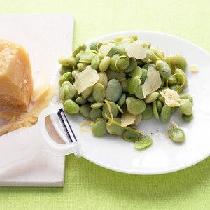 Lemony Lima Beans with Parmesan