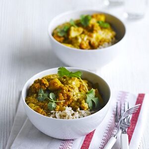 Lentil & cauliflower curry