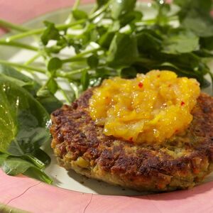 Lentil & Almond Burgers