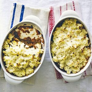 Lentil shepherd’s pie with celeriac & butter bean mash