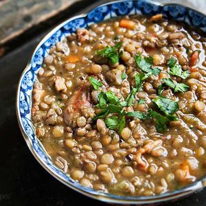 Lentil Stew With Sausage