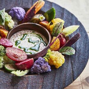 Lentil Dip and Crudités