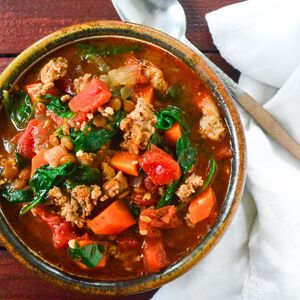 Lentil and Sausage Soup