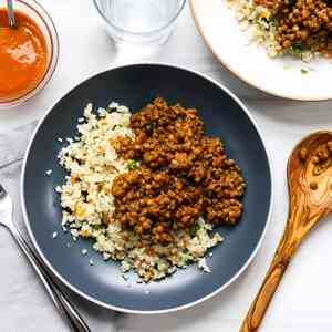 Lentil Curry with Cauliflower Rice