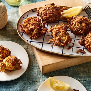 Lentil-Coated Vegetable Fritters