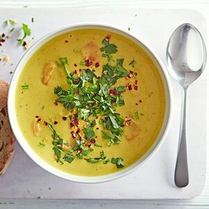 Lentil & cardamom soup