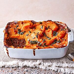 Lentil & sweet potato cottage pie