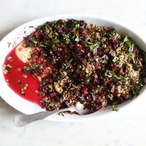 Lentils with Roasted Beets Recipe | Cook the Book