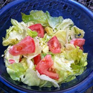 Lettuce and Tomato Salad