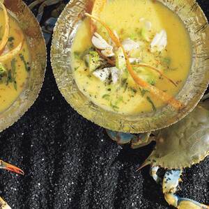 Lime-Crab Soup