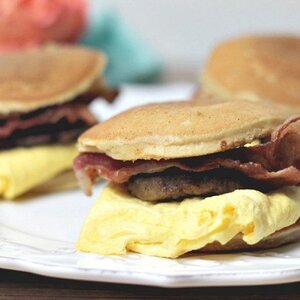 Maple Pancake Breakfast Sandwiches