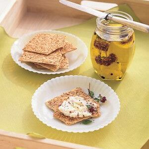 Marinated Goat Cheese with Oregano