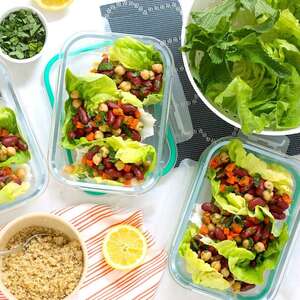 Meal-Prep Vegan Lettuce Wraps