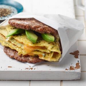 Meat Lover’s Breakfast Sandwich