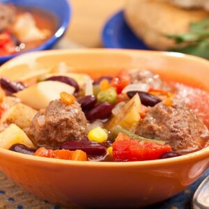 Meatball Vegetable Soup