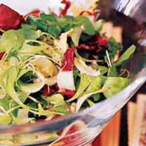 Mesclun Salad with Shallot Vinaigrette