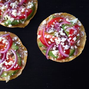 Mexican Bean Tostadas