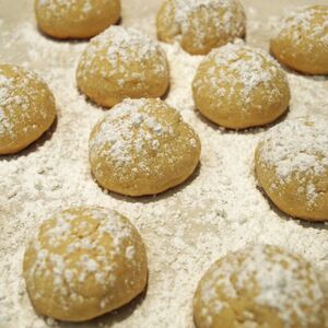 Mexican Wedding Cookies (Polvorones) (Vegan)